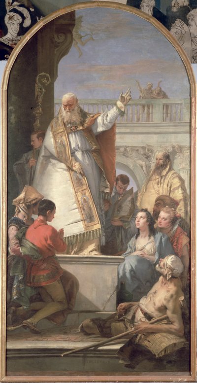 Miracle de Saint Patrick - Giovanni Battista Tiepolo